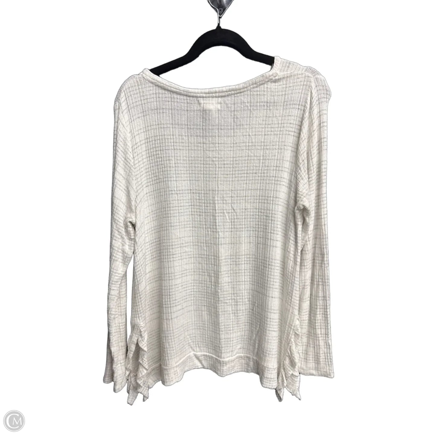 Top Long Sleeve By Cupio In White, Size: L