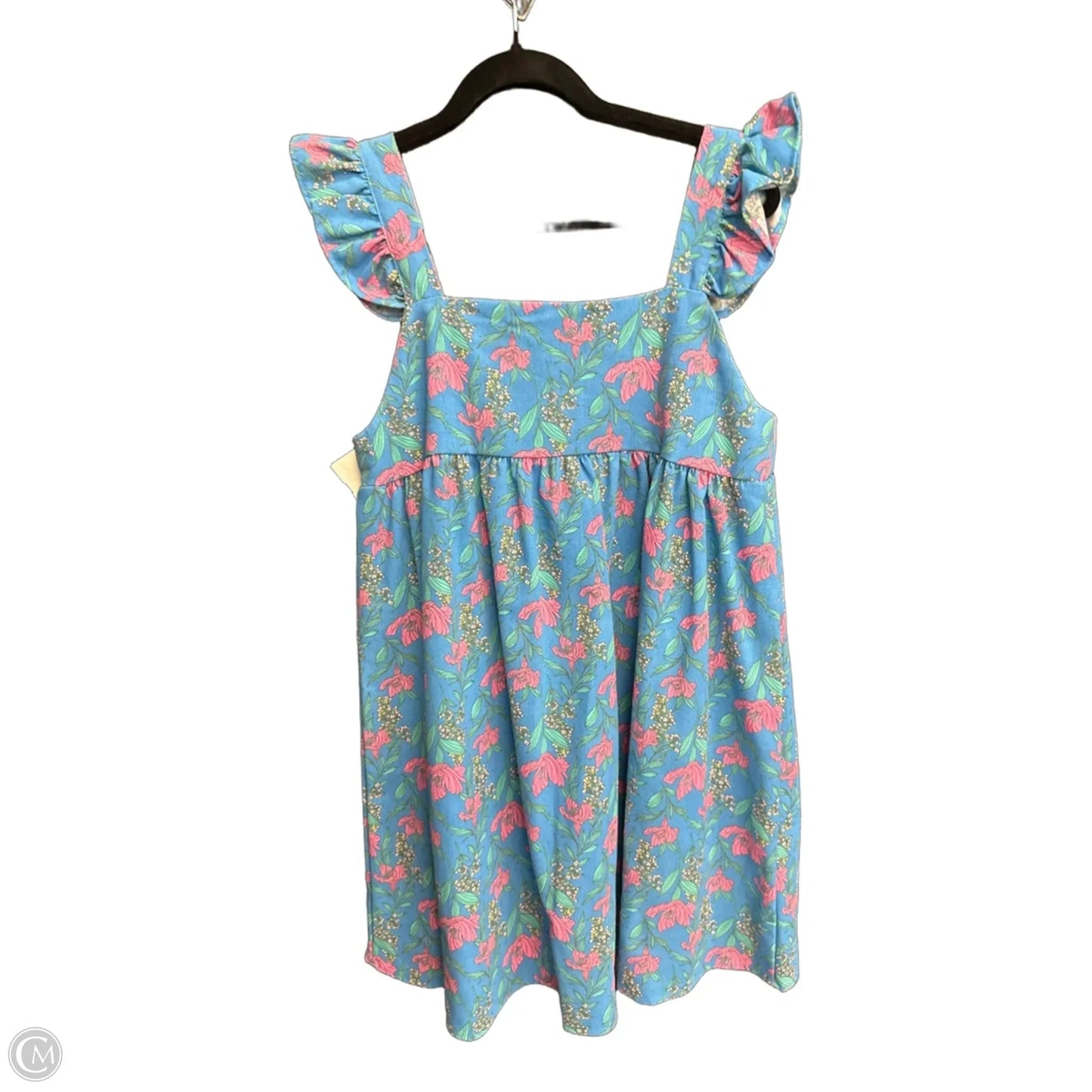 Dress Casual Midi By Moon River In Blue, Size: L