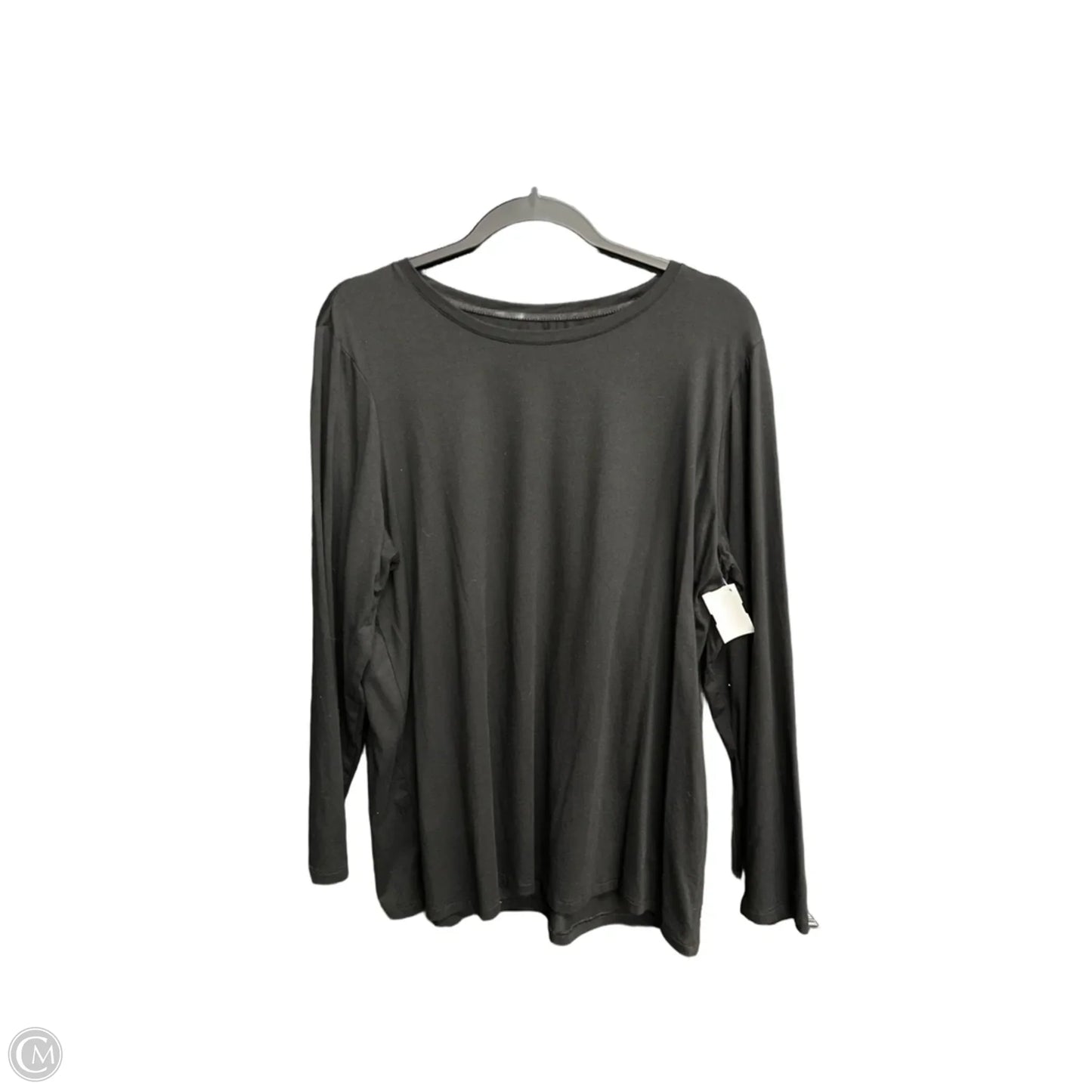 Top Long Sleeve By Chicos In Black, Size: Xl