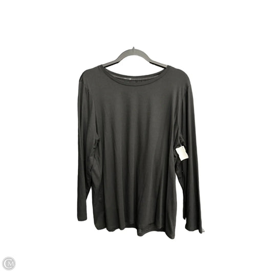 Top Long Sleeve By Chicos In Black, Size: Xl