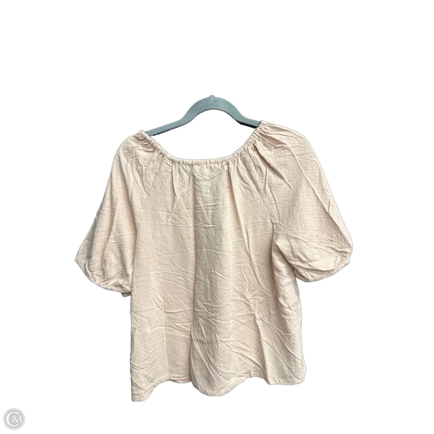 Top Short Sleeve By Treasure And Bond In Pink, Size: Xs