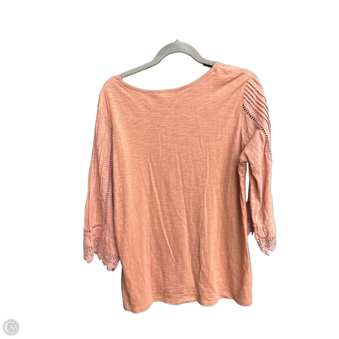 Top Long Sleeve By J. Jill In Pink, Size: M