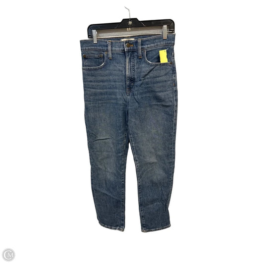 Jeans Wide Leg By Madewell In Blue Denim, Size: S