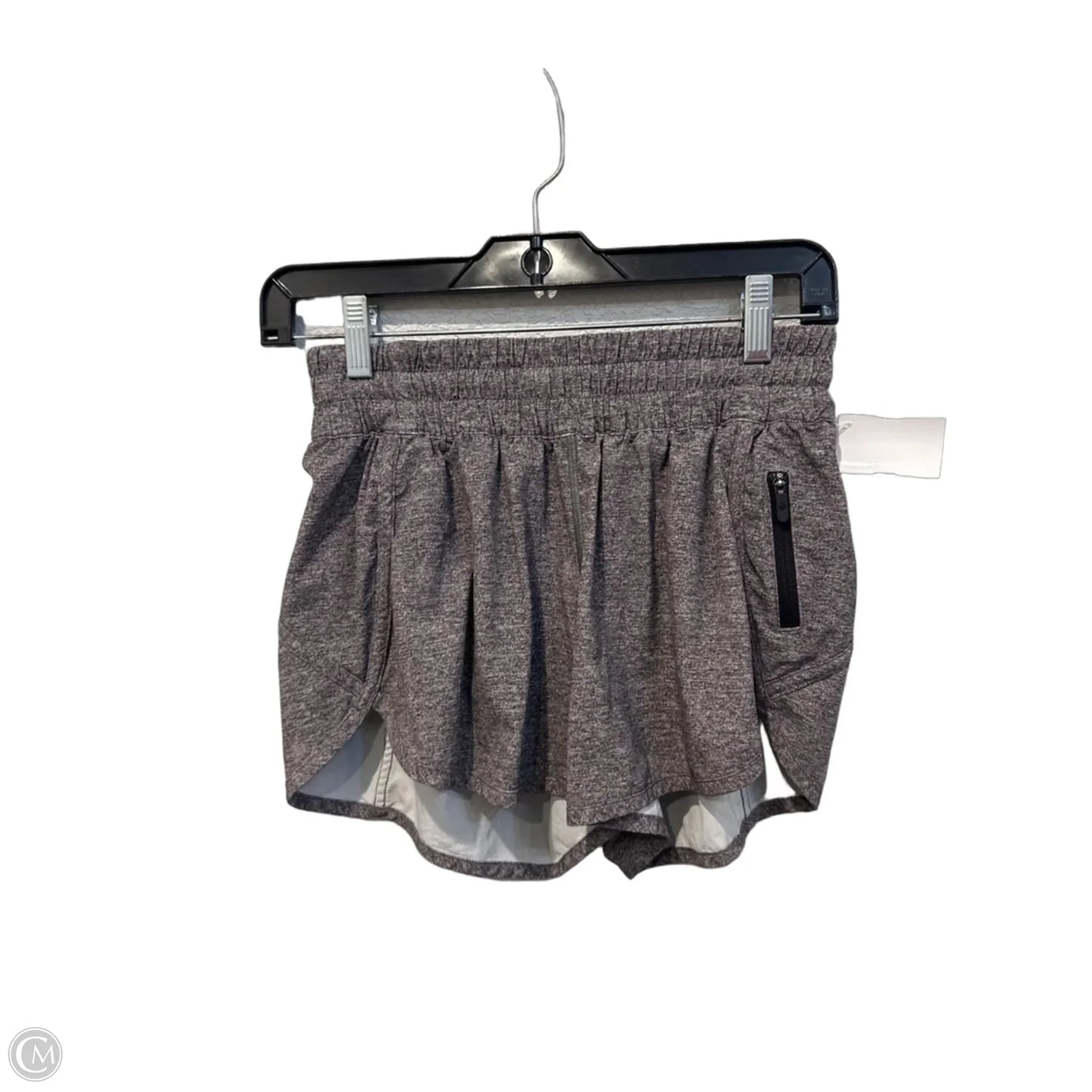 Athletic Shorts By Lululemon In Grey, Size: S