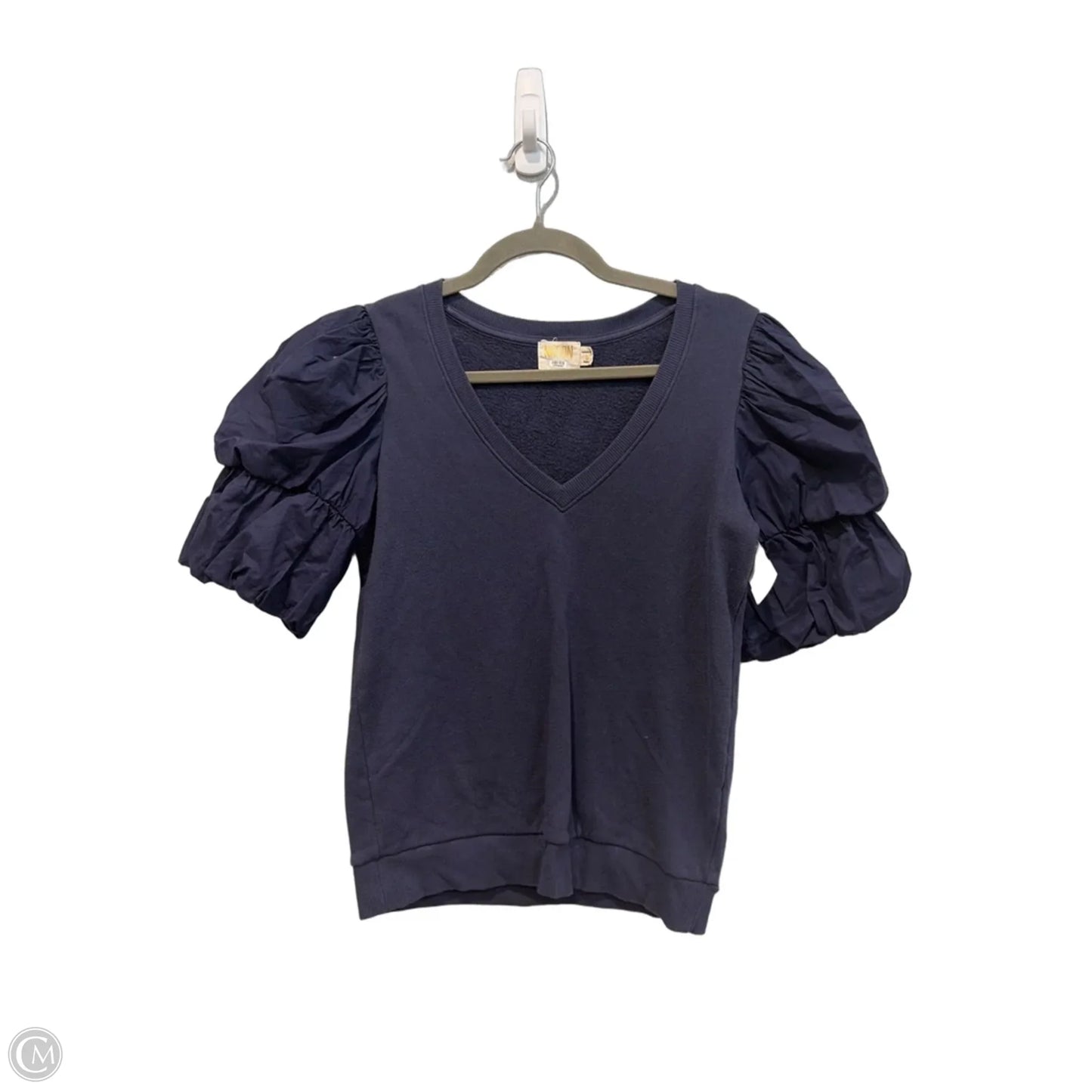 Top Short Sleeve By Nation In Navy, Size: S