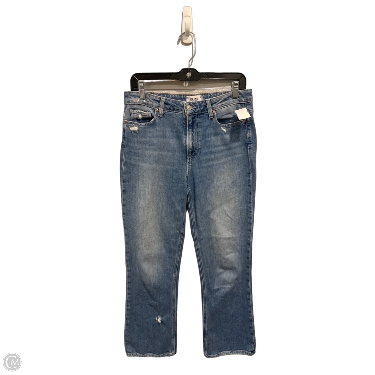 Jeans Wide Leg By Paige In Blue Denim, Size: 6