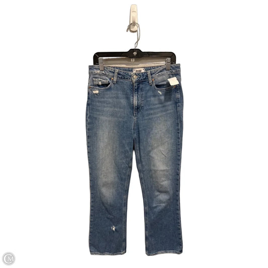 Jeans Wide Leg By Paige In Blue Denim, Size: 6