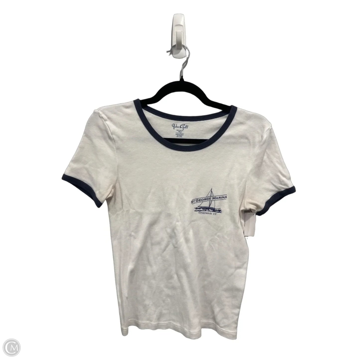 Top Short Sleeve By John Galt In White, Size: S