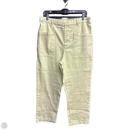 Jeans Straight By Skies Are Blue In Green, Size: 12