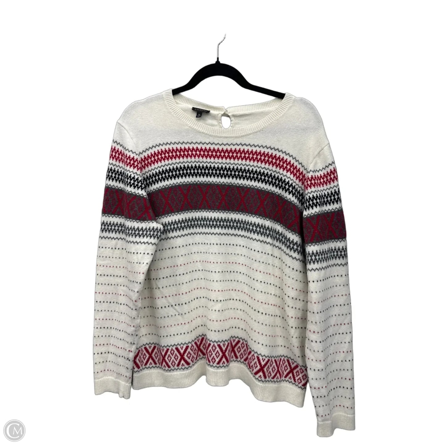 Sweater By Talbots In Cream, Size: Xl
