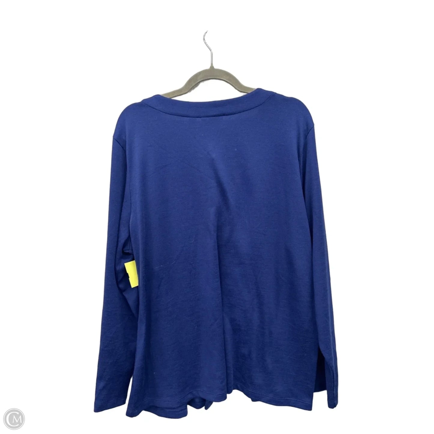 Cardigan By D&co. In Blue, Size: Xl