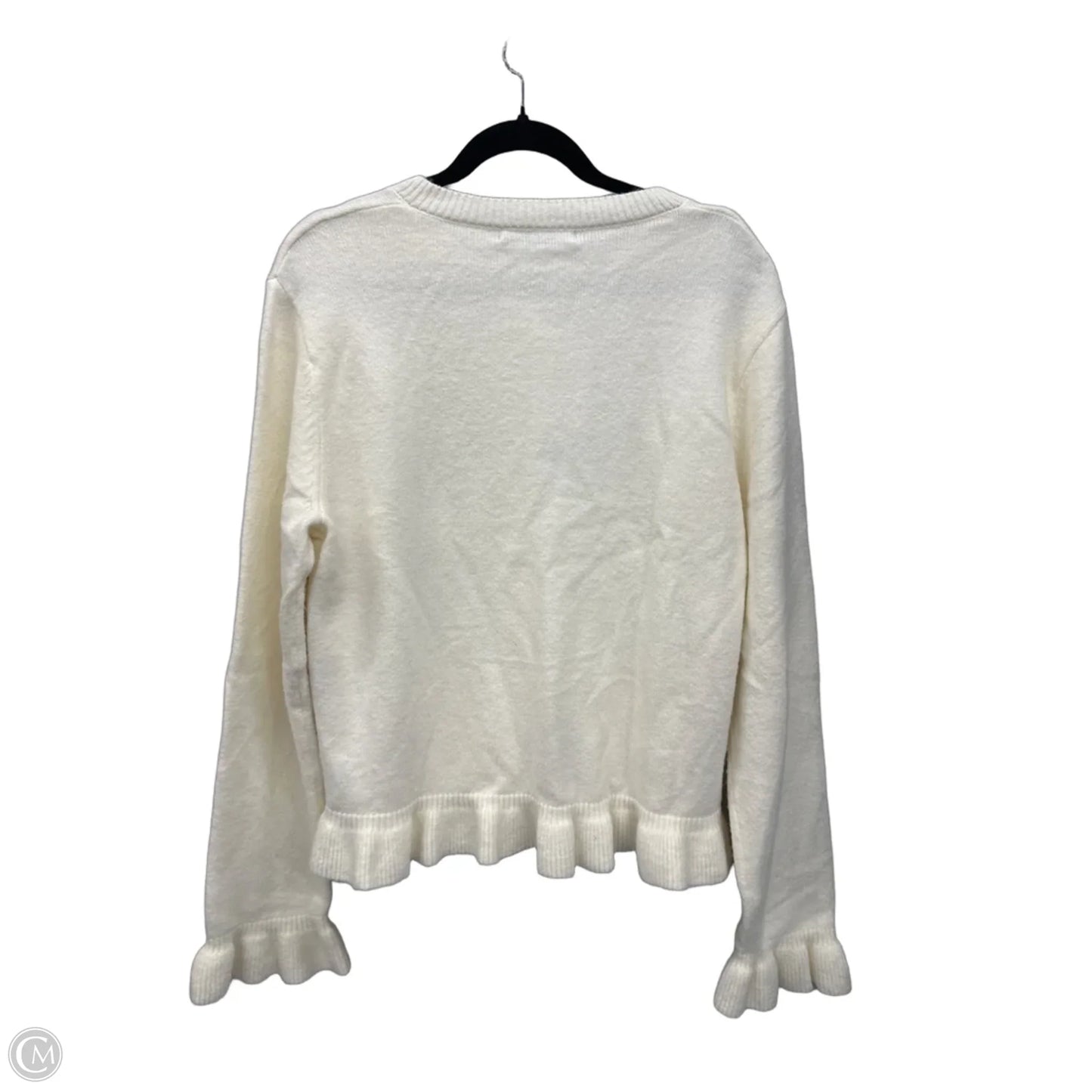 Cardigan By Prettygarden In Cream, Size: Xl