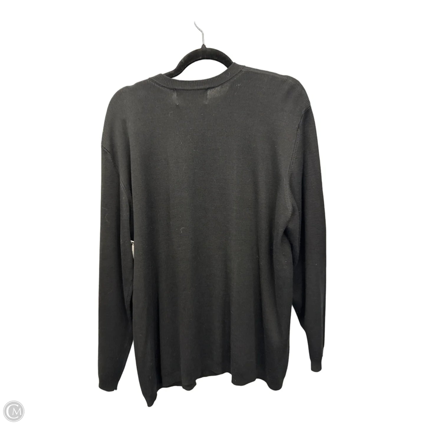 Cardigan By Elisabeth In Black, Size: Xlp