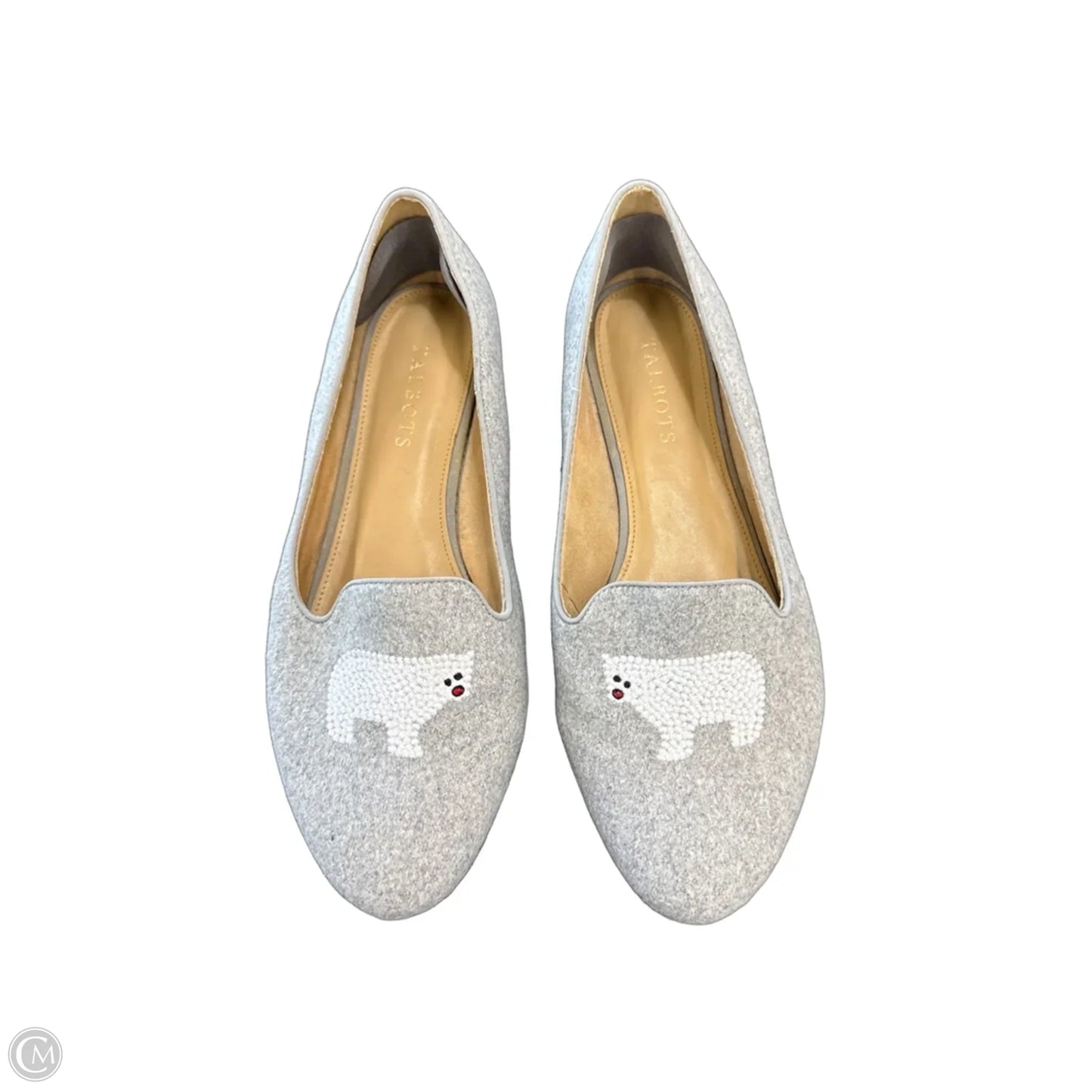 Shoes Flats By Talbots In Grey, Size: 8