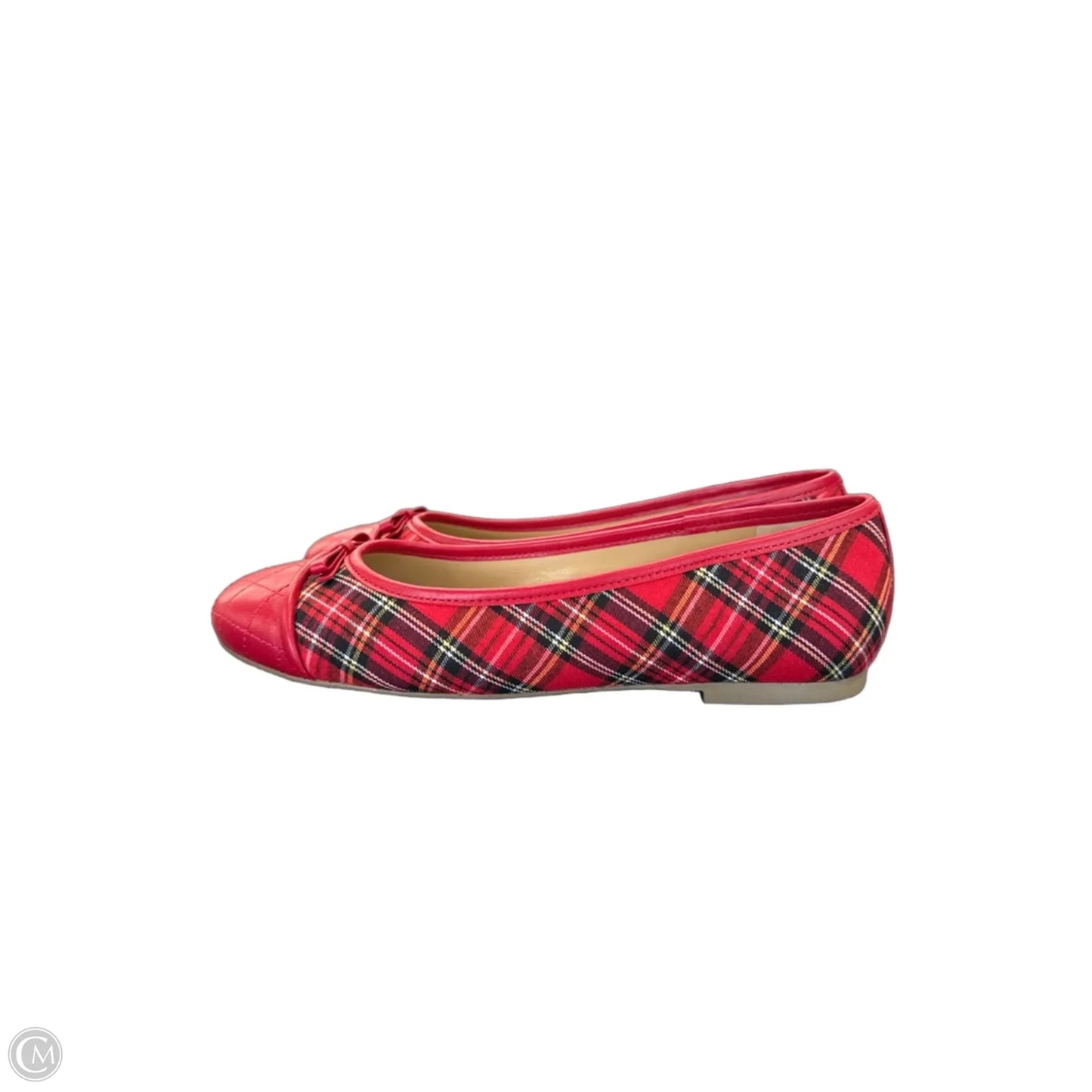 Shoes Flats By Talbots In Plaid Pattern, Size: 8.5