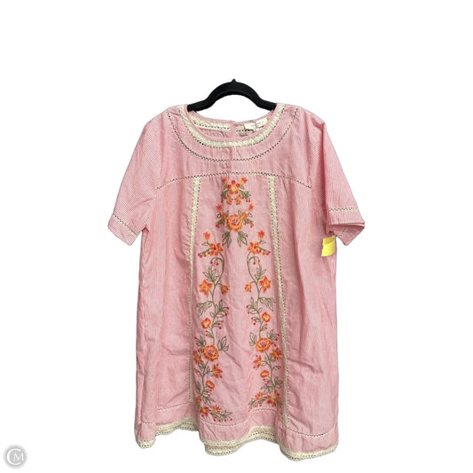 Dress Casual Midi By Umgee In Striped Pattern, Size: Xl