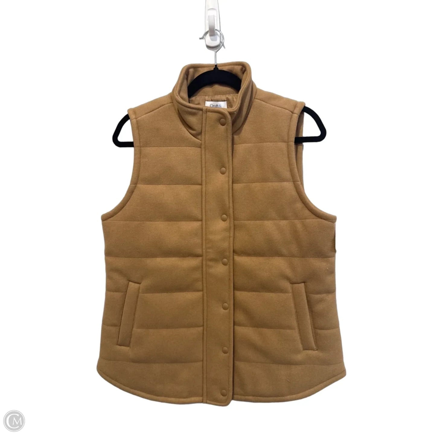 Vest Faux Fur & Sherpa By Croft And Barrow In Brown, Size: S