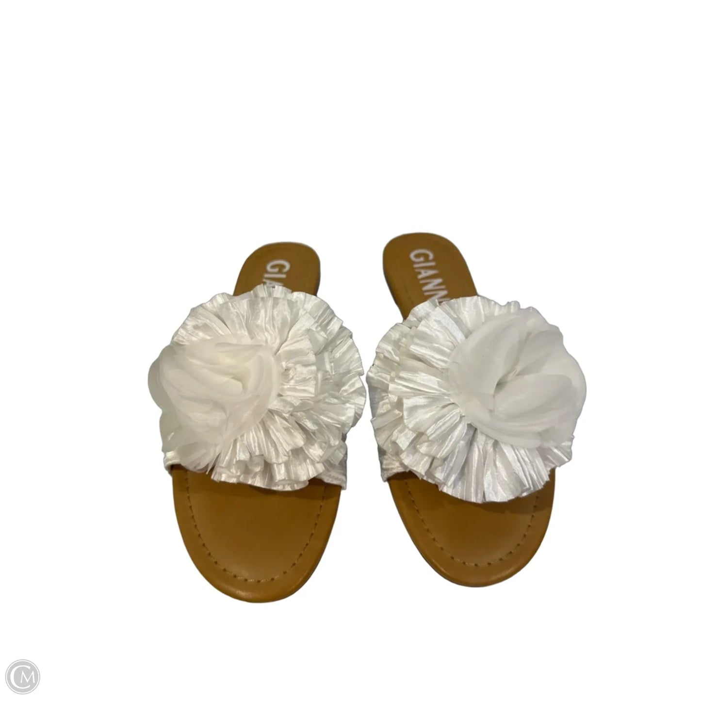 Shoes Flats By Gianni Bini In White, Size: 8