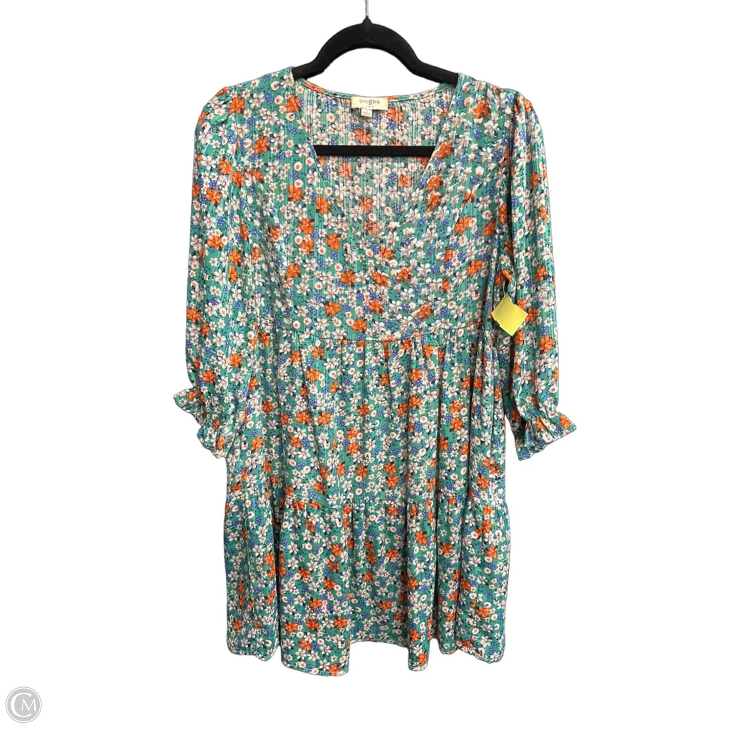 Dress Casual Midi By Umgee In Floral Print, Size: S