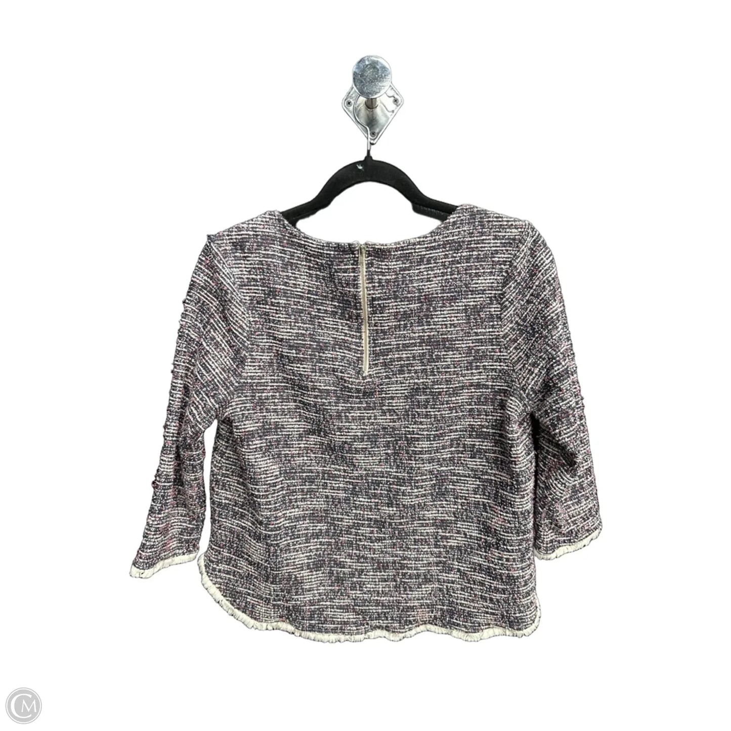 Top Long Sleeve By W5 In Black, Size: M