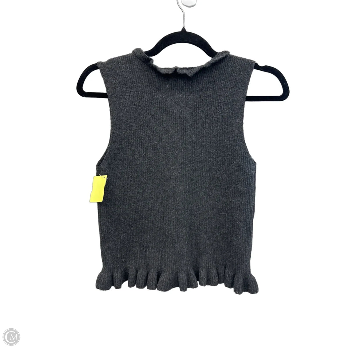 Vest Sweater By Willow & Wind In Grey, Size: S