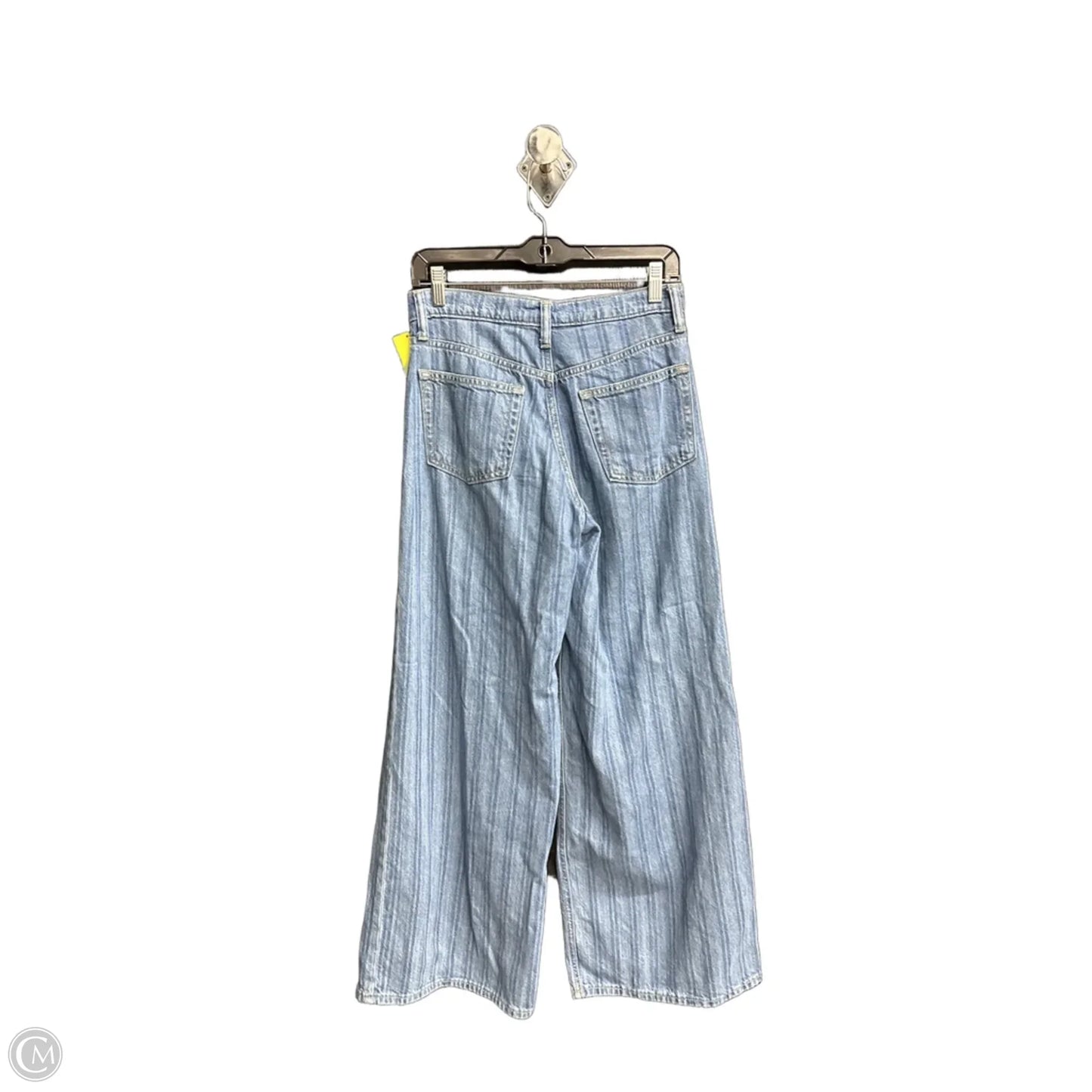 Jeans Wide Leg By Gap In Blue Denim, Size: 0