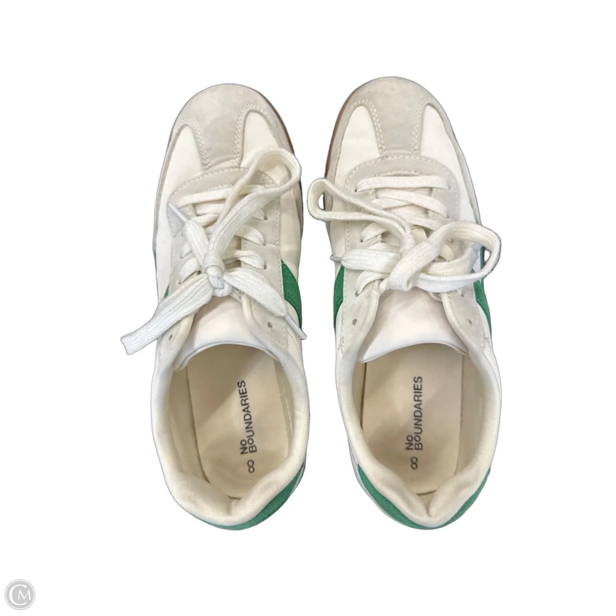 Shoes Sneakers By No Boundaries In Green & White, Size: 8