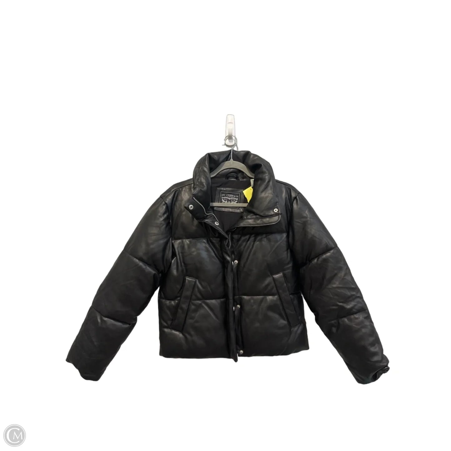 Jacket Leather By Levis In Black, Size: Xs