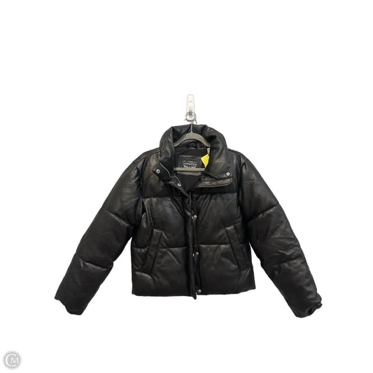 Jacket Leather By Levis In Black, Size: Xs