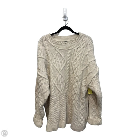 Sweater By Free People In Cream, Size: L