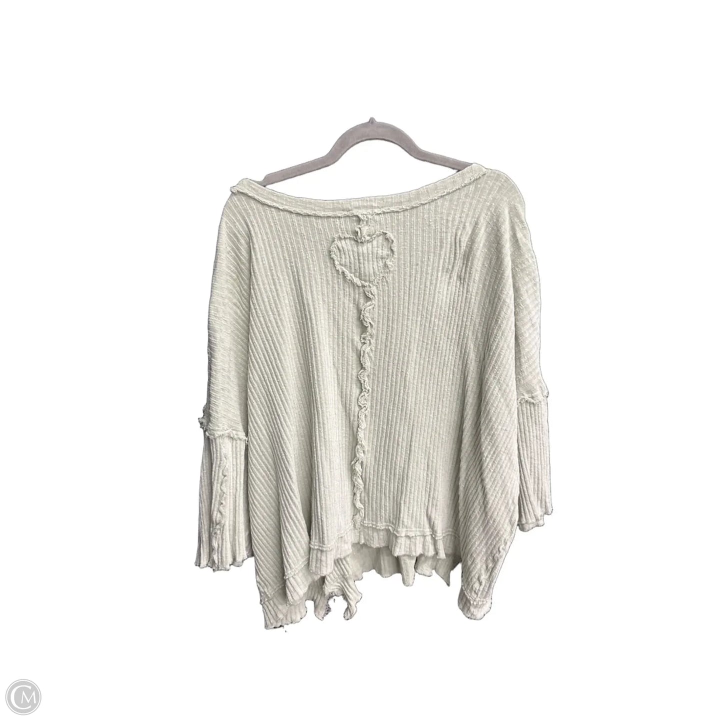 Top Long Sleeve By Easel In Green, Size: M