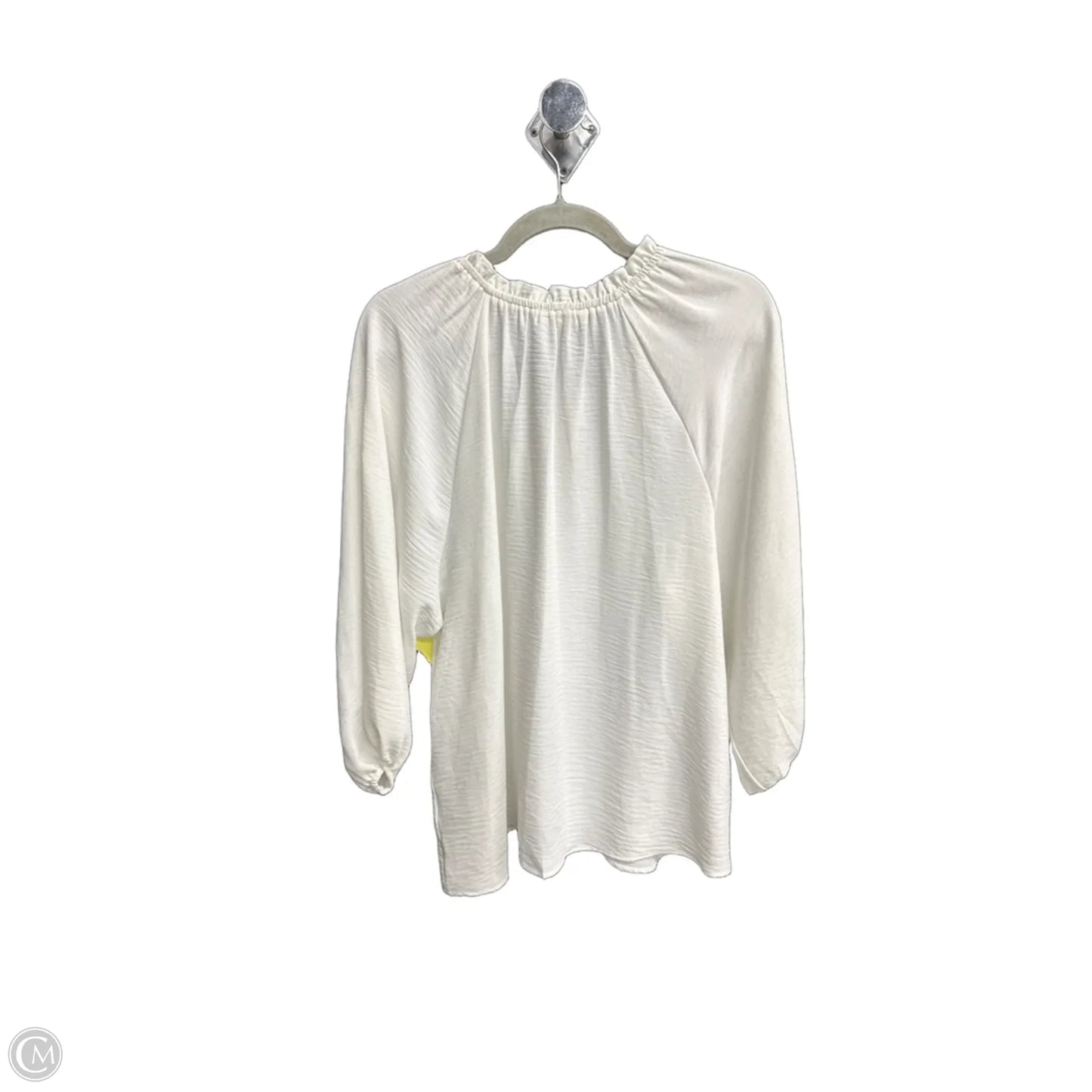 Top Long Sleeve By Eesome In White, Size: M
