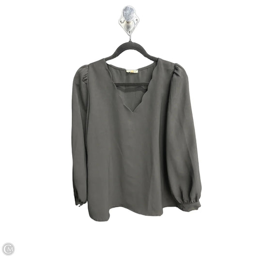 Top Long Sleeve By Jodifl In Black, Size: S