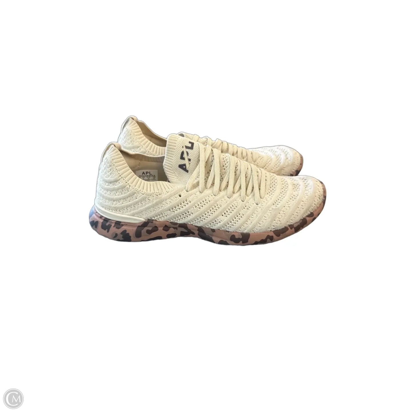 Shoes Designer By Apl In Tan, Size: 7.5