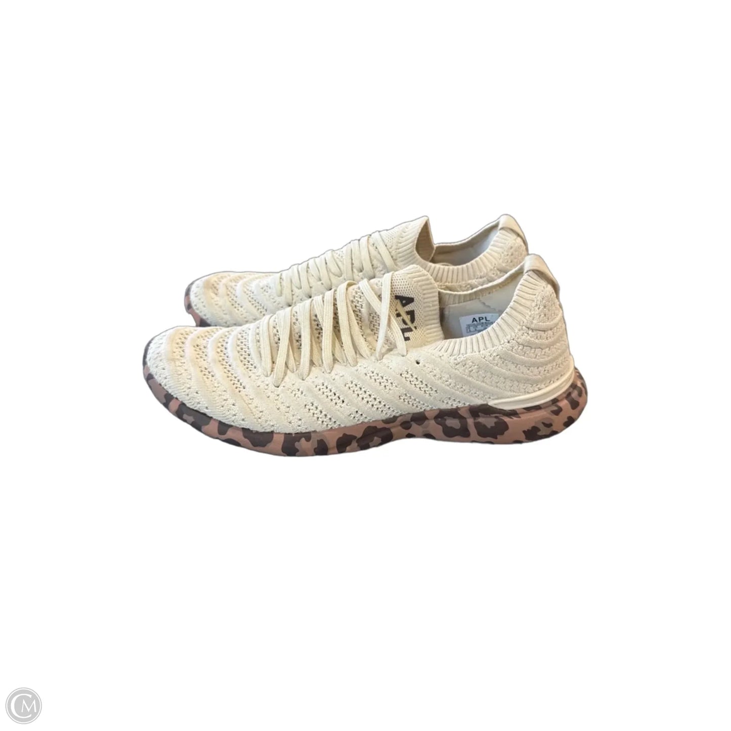 Shoes Designer By Apl In Tan, Size: 7.5