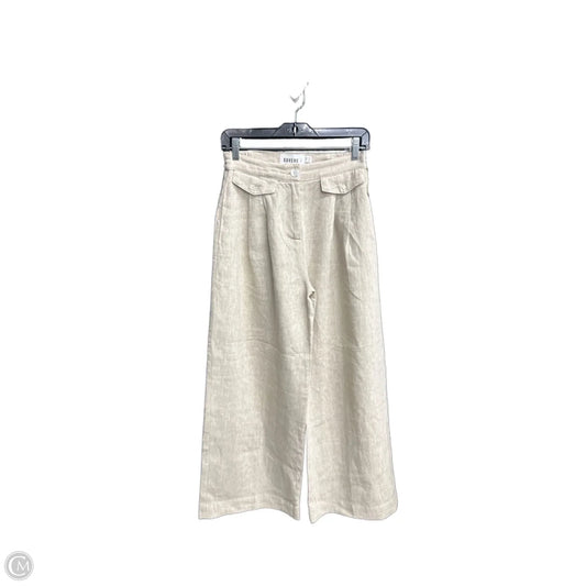 Pants Linen By Clothes Mentor In Cream, Size: 10