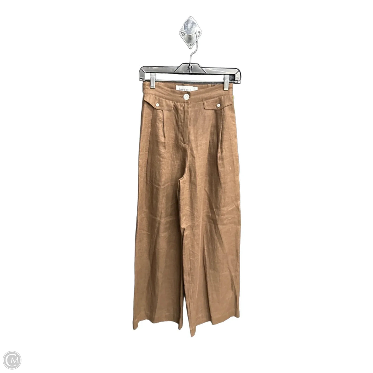 Pants Linen By Clothes Mentor In Brown, Size: 8