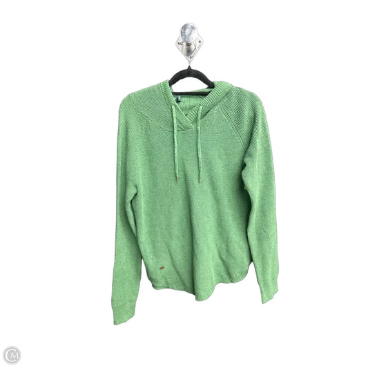 Sweatshirt Hoodie By Lauren By Ralph Lauren In Green, Size: M