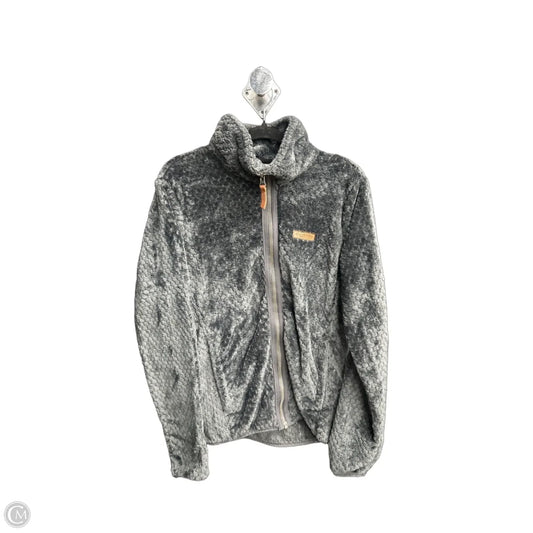 Jacket Faux Fur & Sherpa By Columbia In Grey, Size: M
