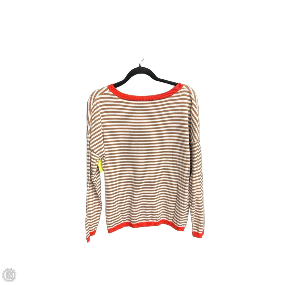 Sweater By Clothes Mentor In Striped Pattern, Size: M