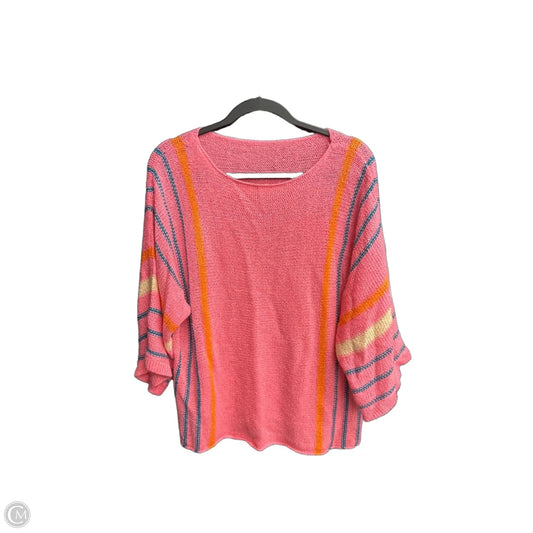 Sweater By Clothes Mentor In Pink, Size: L
