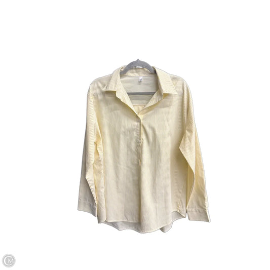 Top Long Sleeve By Clothes Mentor In Striped Pattern, Size: L