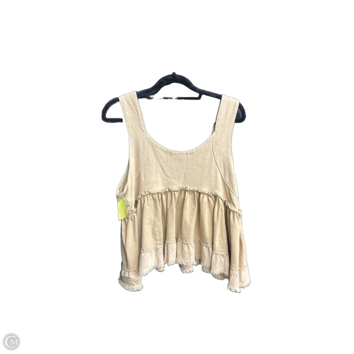 Top Sleeveless By Lalavon In Brown, Size: M
