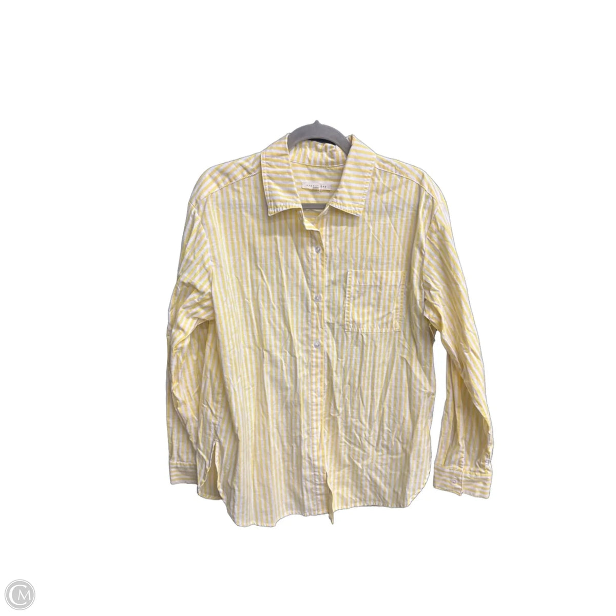Top Long Sleeve By Copper Key In Striped Pattern, Size: L