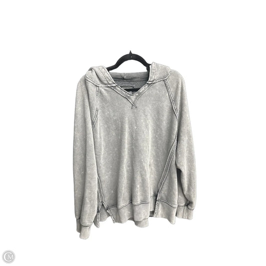 Sweatshirt Hoodie By American Eagle In Grey, Size: S