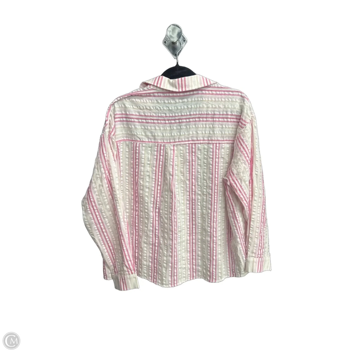 Top Long Sleeve By Le Lis In Striped Pattern, Size: M