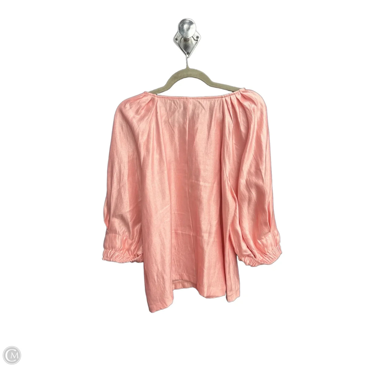 Top Long Sleeve By Glam In Pink, Size: M