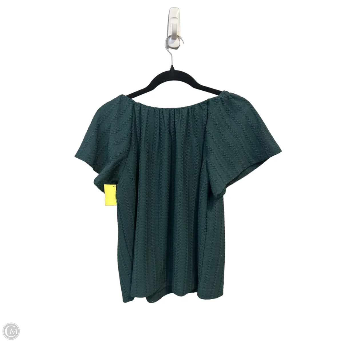 Top Short Sleeve By Loft In Green, Size: S