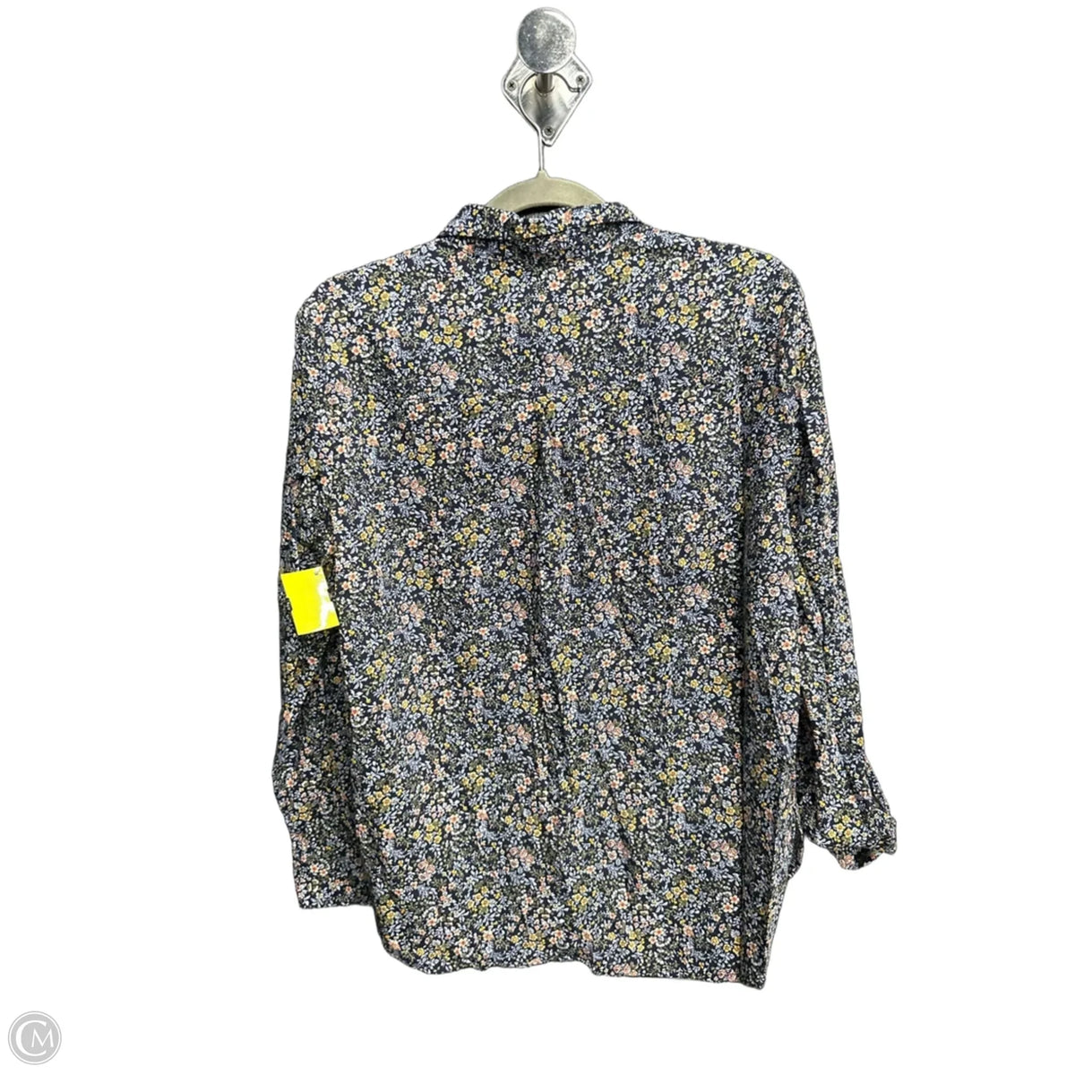 Top Long Sleeve By Loft In Floral Print, Size: M