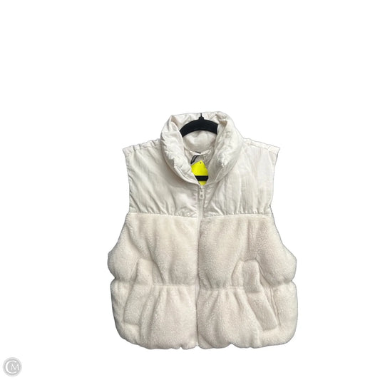 Vest Puffer & Quilted By Divided In White, Size: S